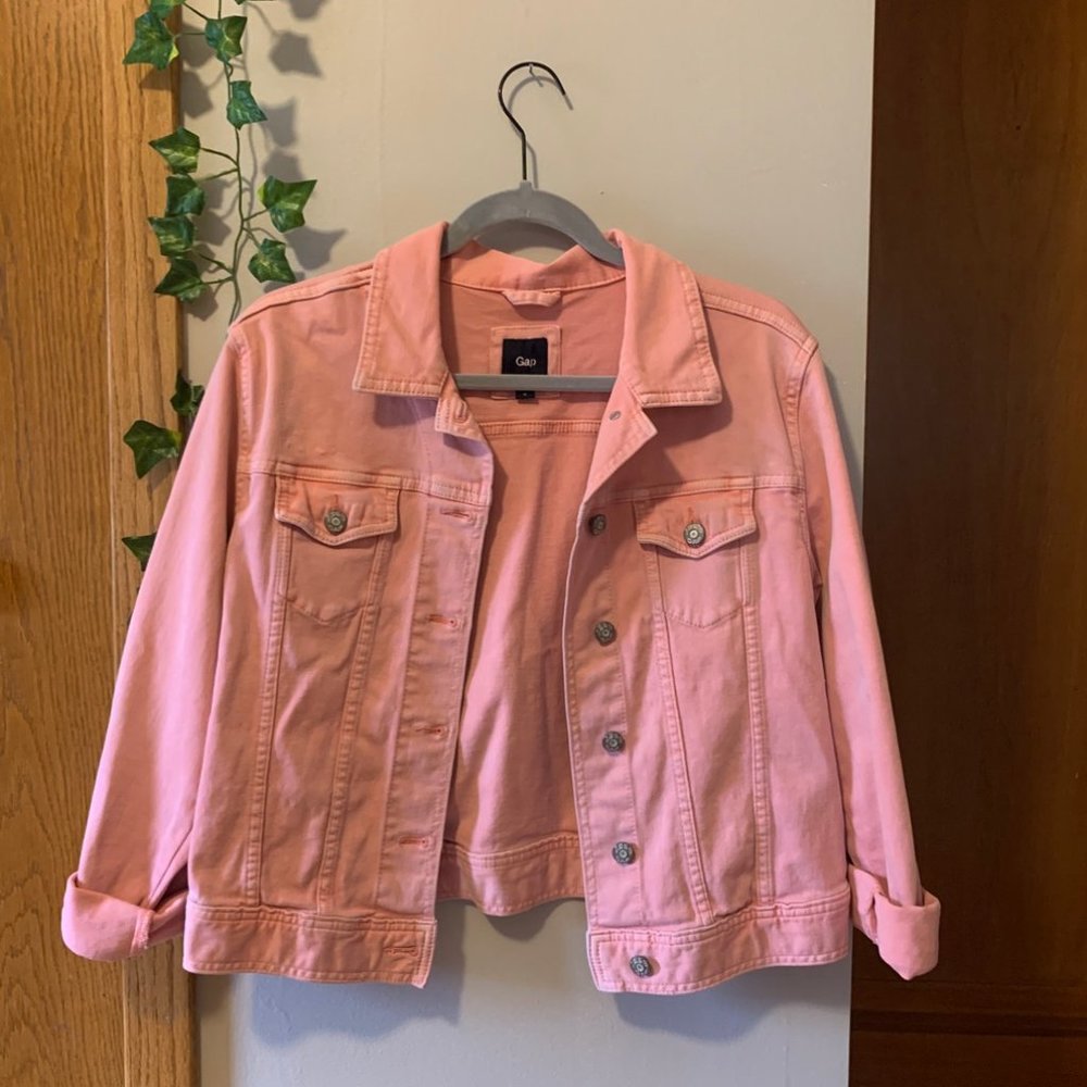 Millennial Pink GAP Denim Jacket